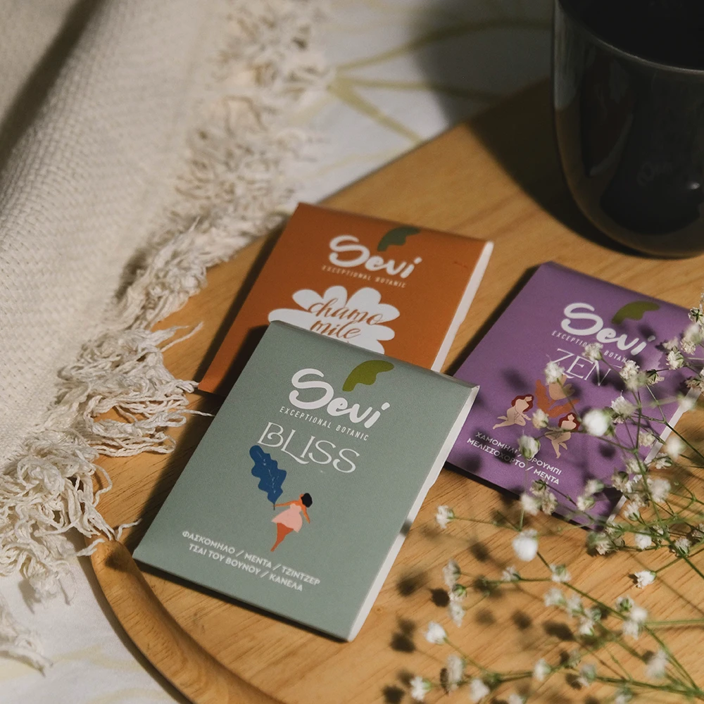 10 Ατομικά φακελάκια τσαγιού -20% | Sevi Exceptional Herbs